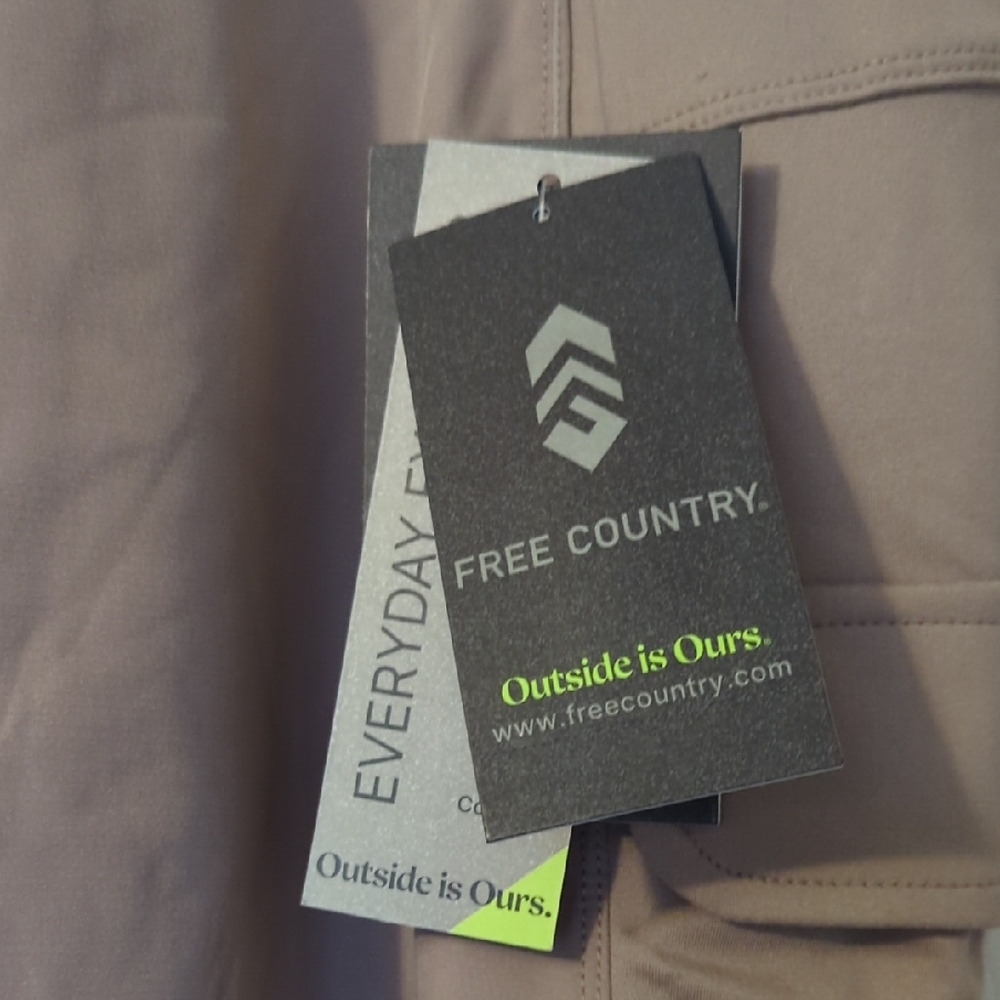 Free Country Tan Skort - Picture 2 of 8